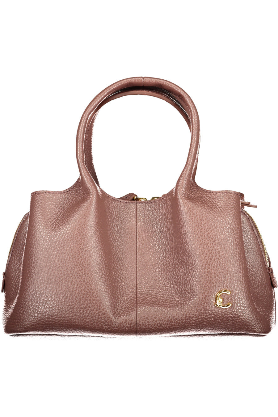 Coccinelle Bolso Nell de piel – Castanho