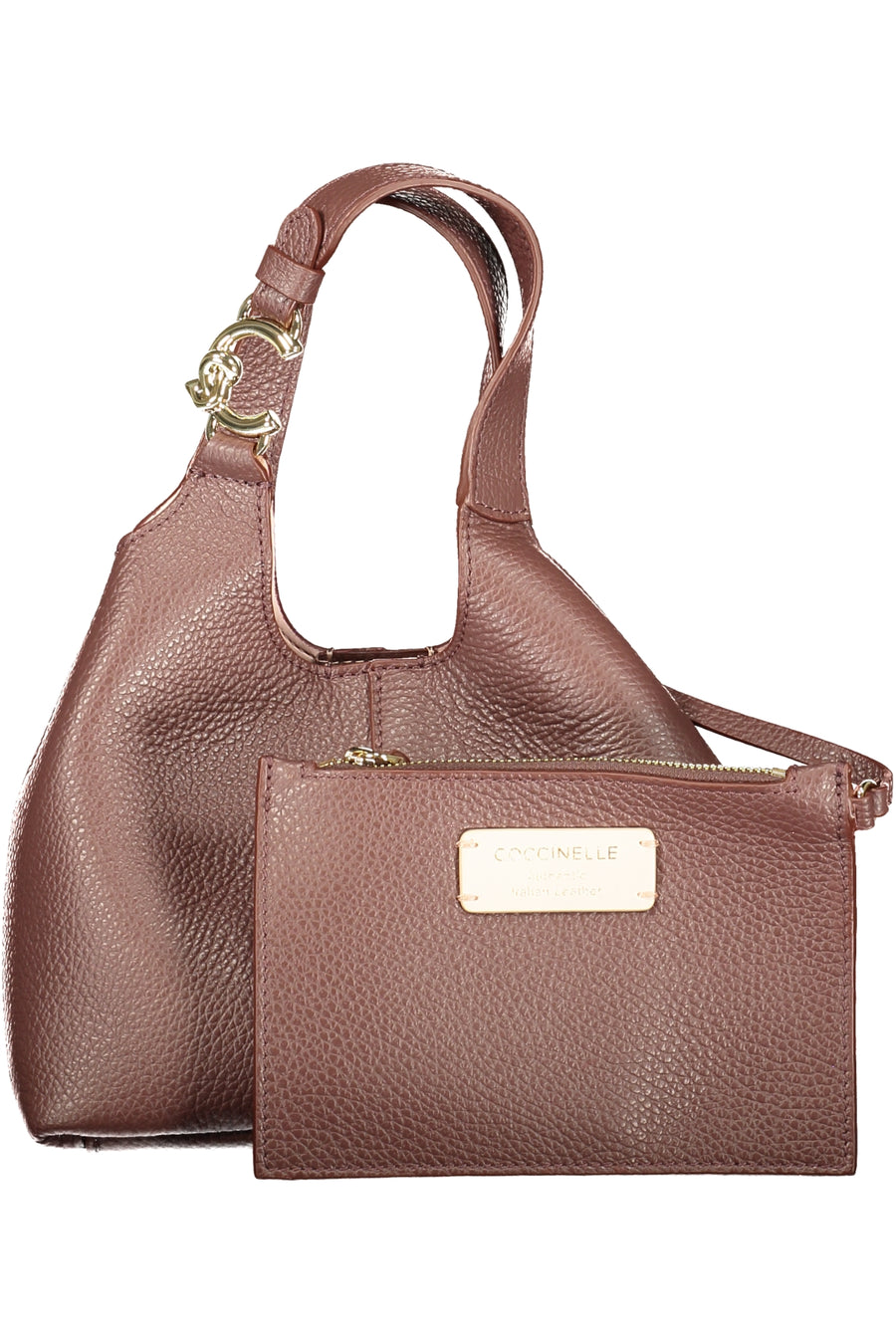 Coccinelle Sac C-Easy en cuir – Castanho