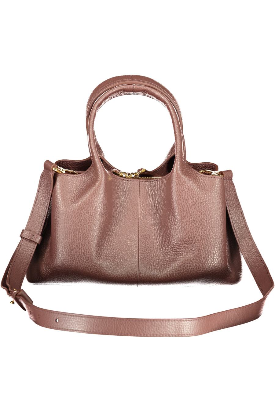 Coccinelle Bolso Nell de piel – Castanho