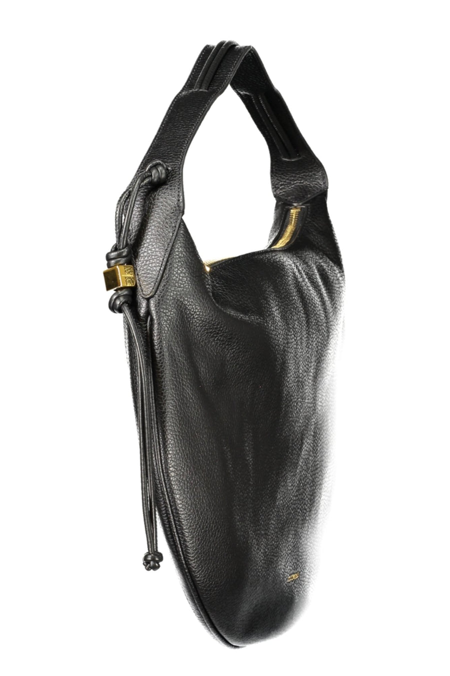Coccinelle Schultertasche Thess aus Leder – Preto