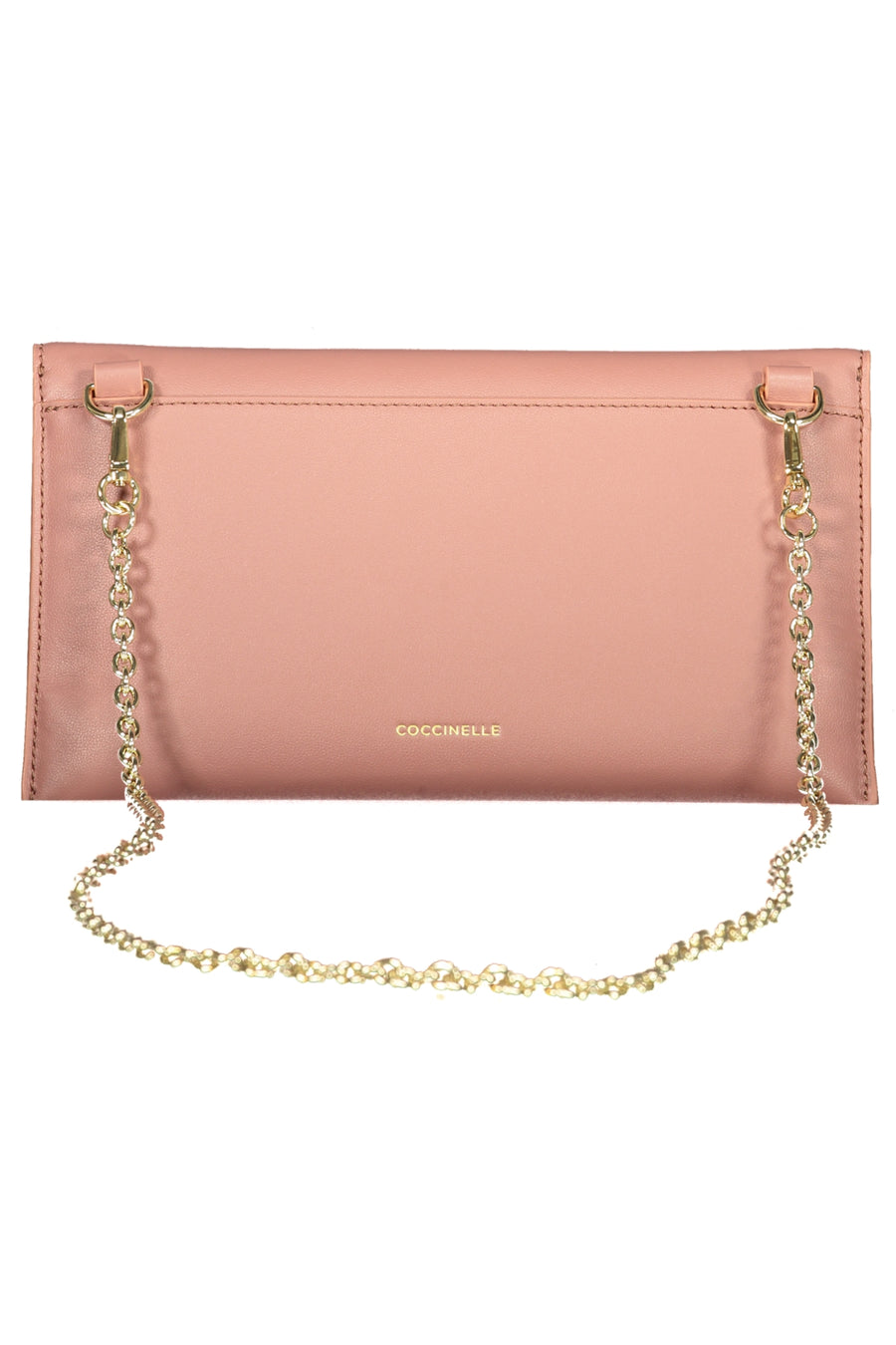 Coccinelle Tasche C-Me Light aus Leder mit Kette – Rosa