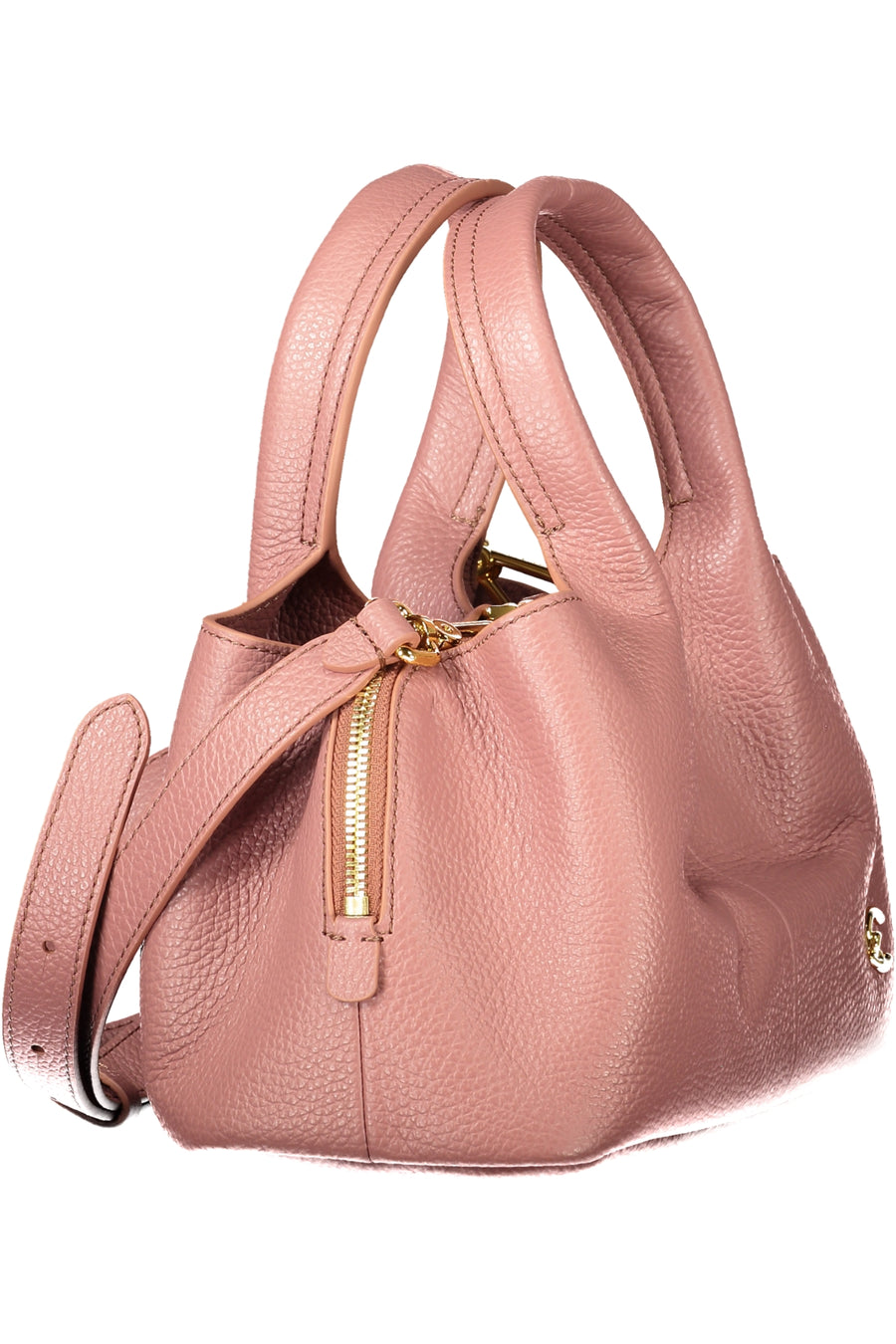 Coccinelle Bolso Nell de piel – Rosa