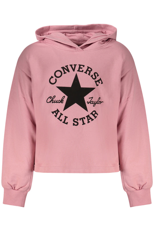 Converse Pink Zip-Up Hoodie for Girls