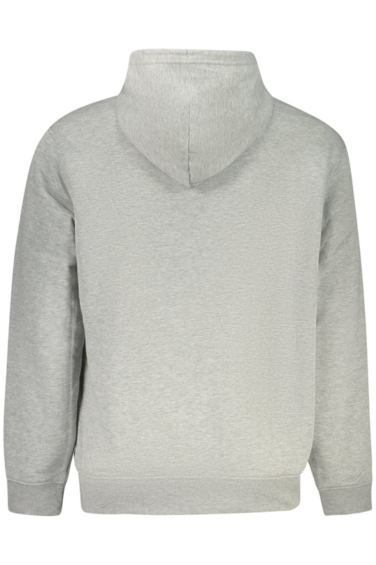Converse Men's Gray Zip-Up Sweatshirt