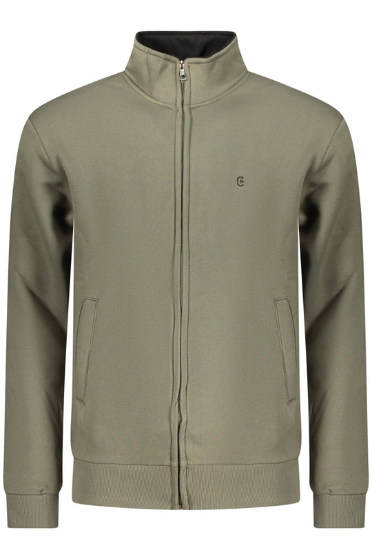 Coveri Moving Men's Zip-Up Sweatshirt Green