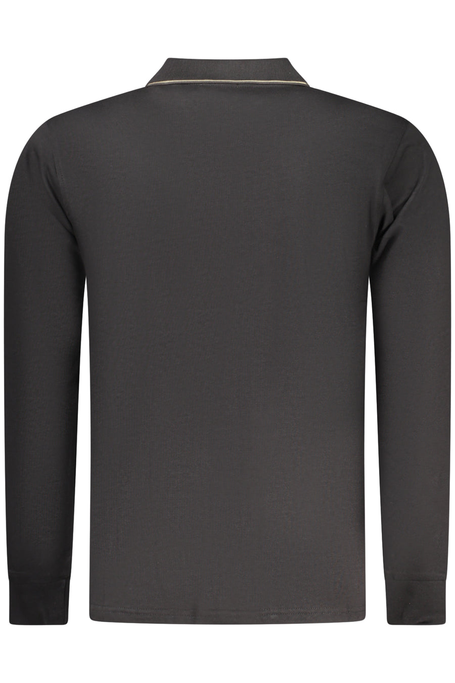 Coveri Moving Men's Long-Sleeve Polo Shirt Black