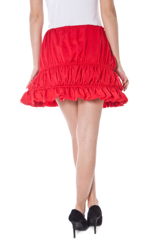 Denny Rose Short Skirt Woman Red