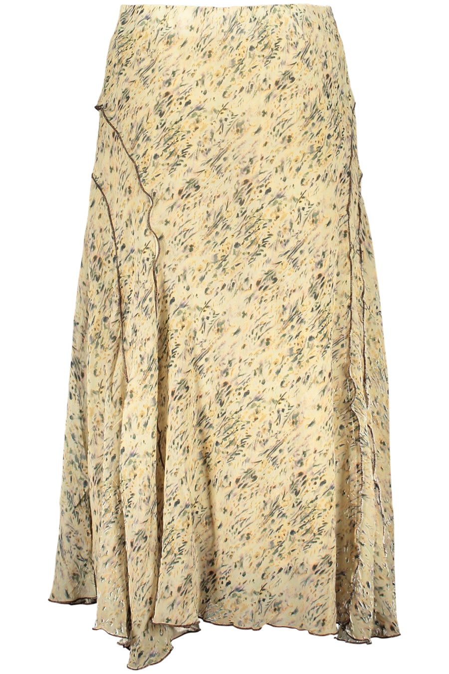Desigual Women's Long Skirt Beige