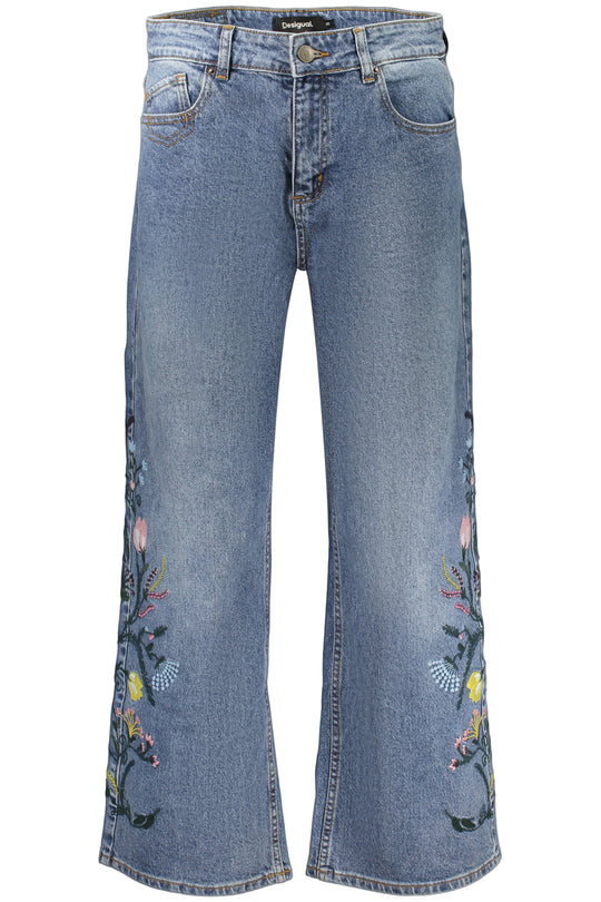 Desigual Women's Denim Jeans Blue