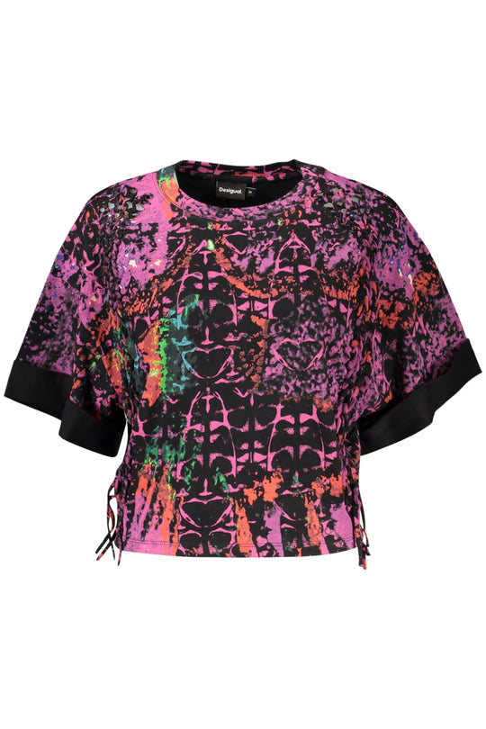 Desigual Women's Short-Sleeve T-Shirt Purple
