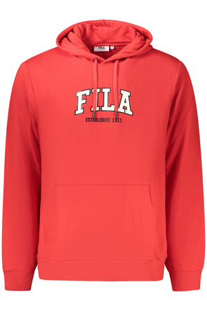Fila Men's Red Zip-Up Sweatshirt