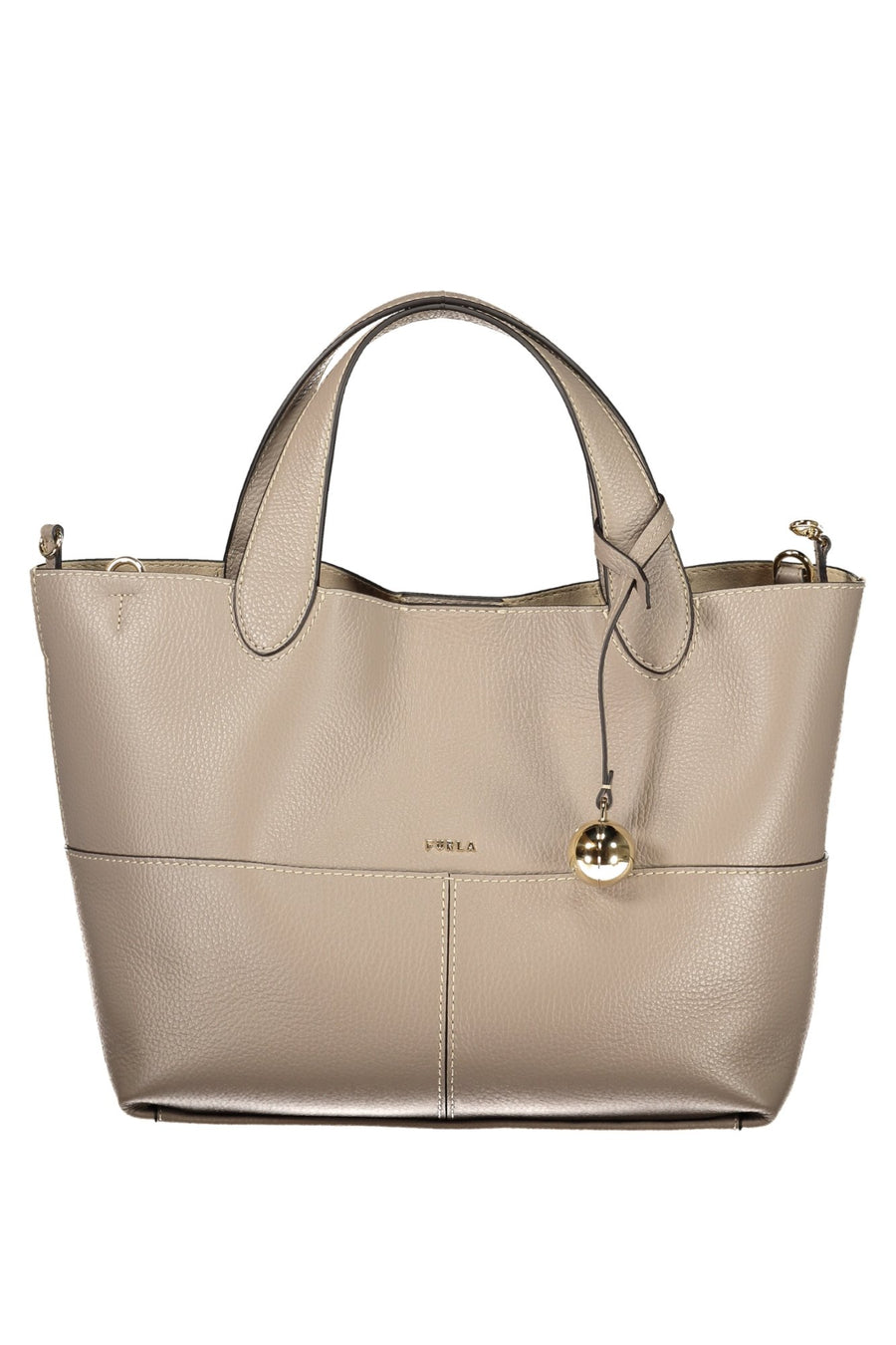 Furla Bolso tote de piel — Gris – Cinzento