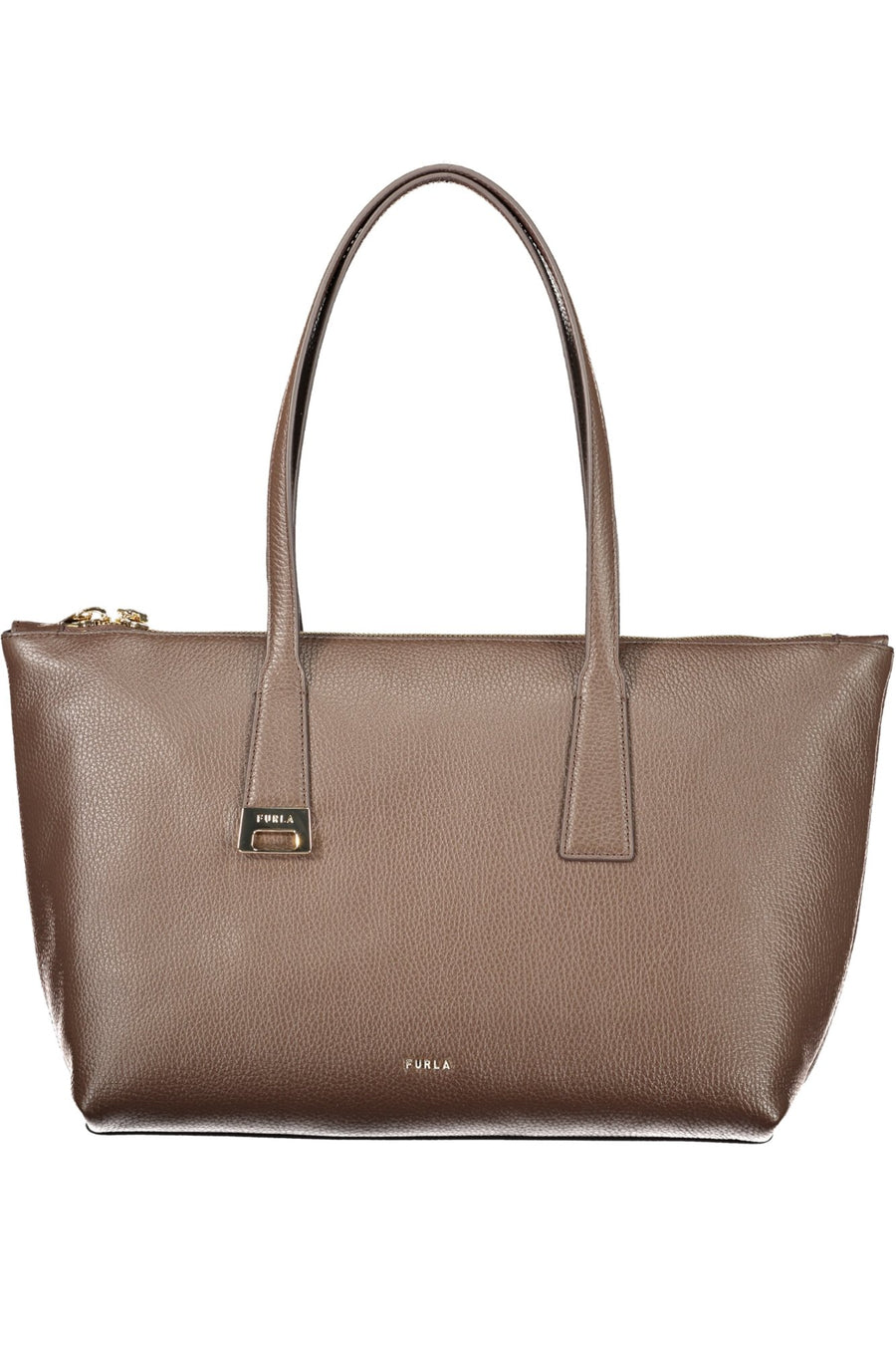 Furla Bolso tote de piel – Castanho