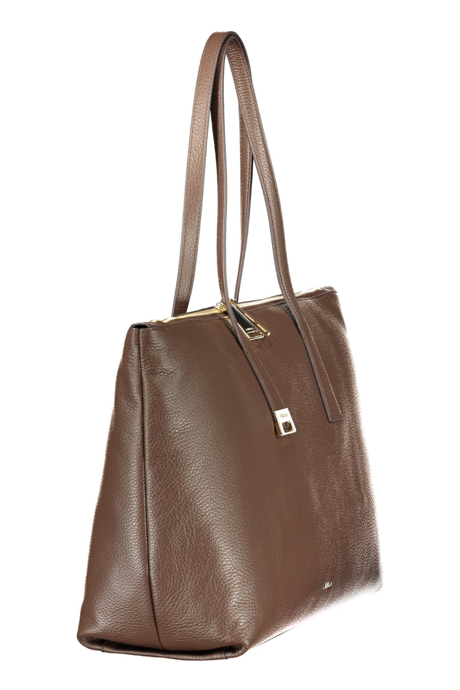Furla Olivia L Leather Tote Bag – Castanho