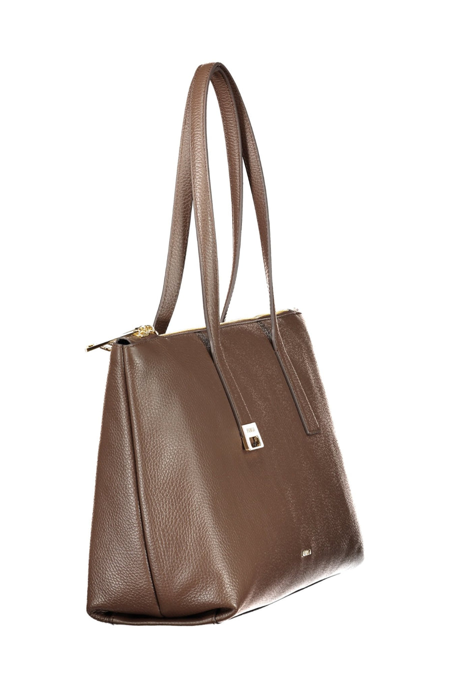 Furla Bolso tote de piel – Castanho