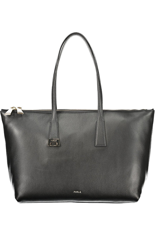 FURLA Leather Tote Bag – Black