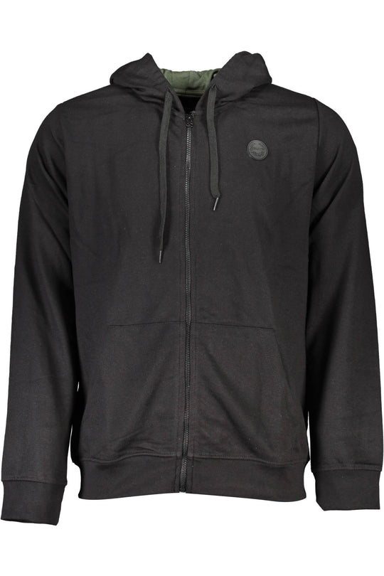 Gian Marco Venturi Men's Black Zip-Up Sweatshirt