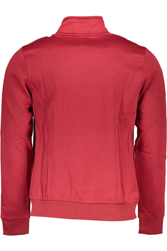 Gian Marco Venturi Men's Red Zip Sweatshirt