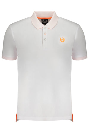 Gian Marco Venturi Men's White Short Sleeved Polo Shirt