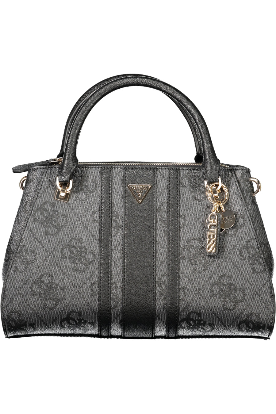 Guess Jeans Noelle II Bag with Print, Strap and Centre Pocket – Preto