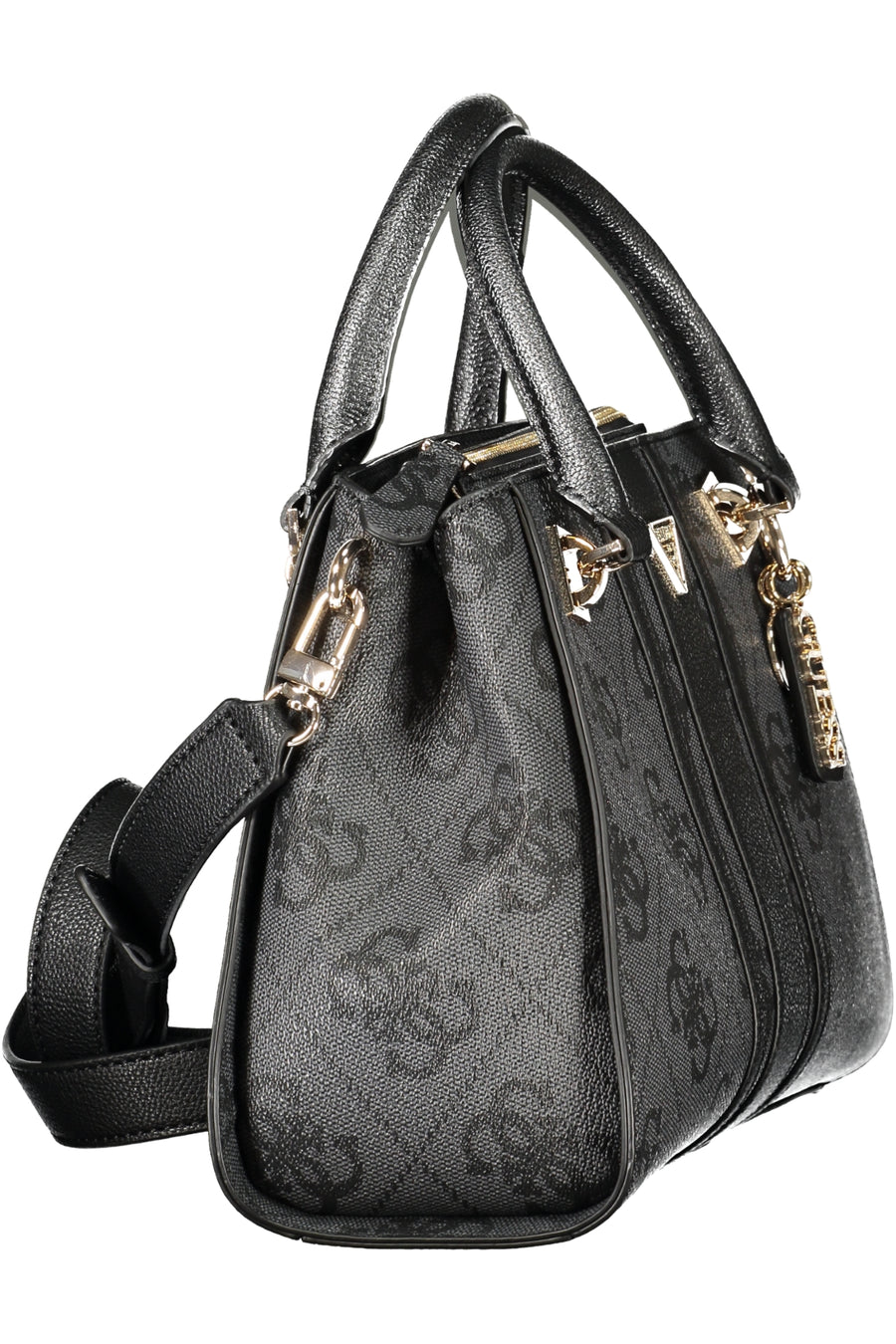 Guess Jeans Noelle II Bag with Print, Strap and Centre Pocket – Preto