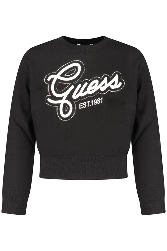 Guess Jeans Black Sweater for Girls