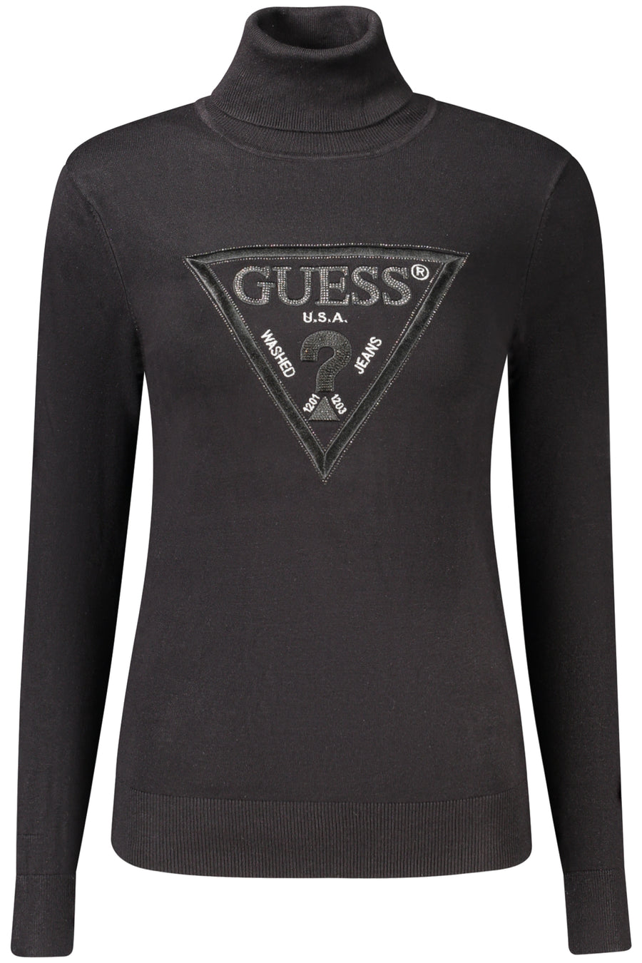 Guess Jeans Camisola de gola alta – Preto