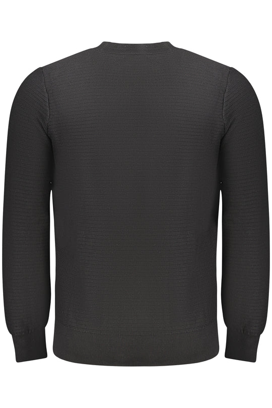 BOSS T-shirt de manga comprida em algodão – Preto