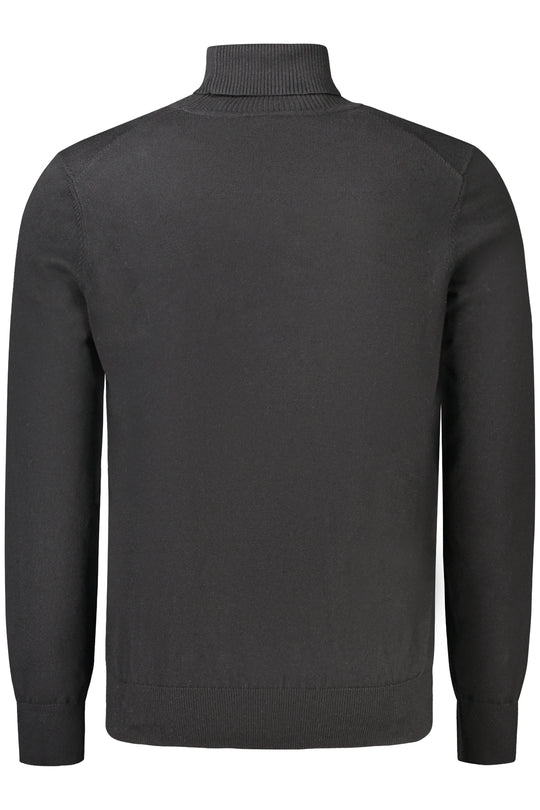 BOSS Camisola de gola alta em mistura de caxemira · Preto