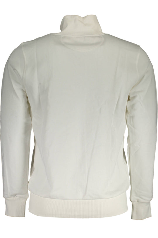 La Martina Men's White Zip-Up Sweatshirt