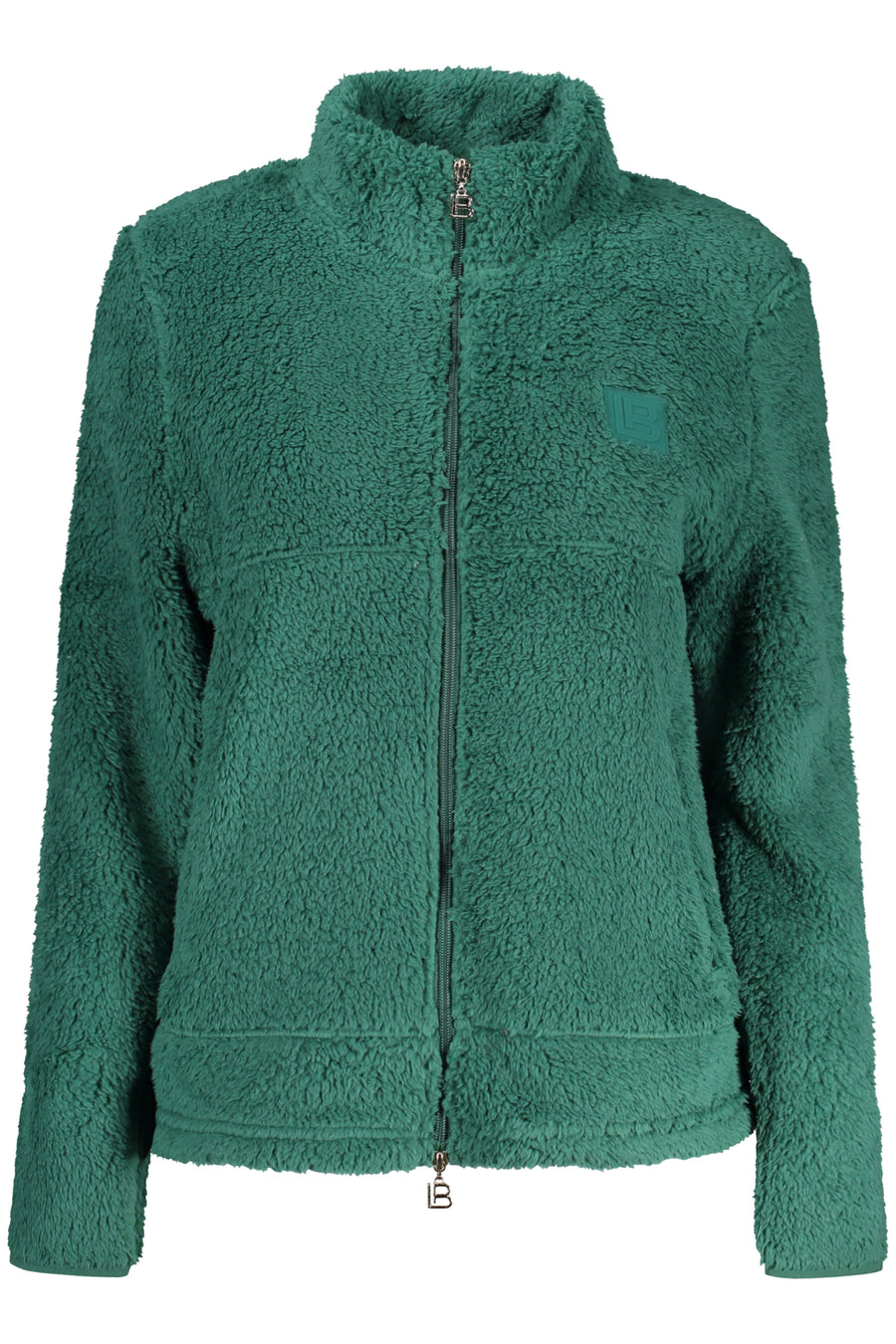 Laura Biagiotti Women's Green Zip-Up Sweatshirt