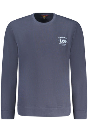 Lee Men's Blue Zip-Up Sweatshirt