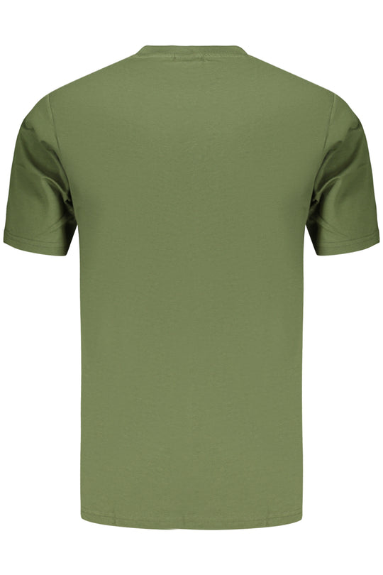 LOTTO MEN'S SHORT-SLEEVED GREEN T-SHIRT
