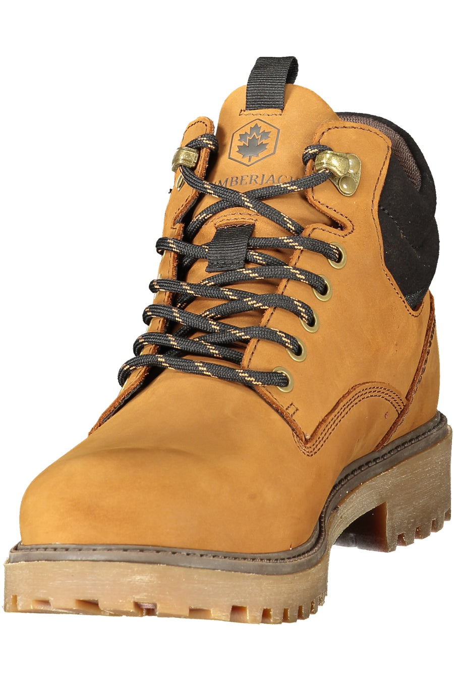 Lumberjack Stivali con lacci con dettagli neri — Marrone – Castanho