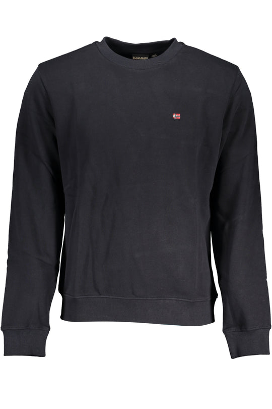 Napapijri Men's Black Zipless Sweatshirt