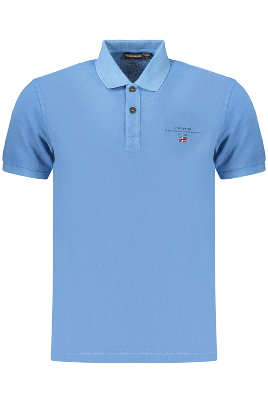 Napapijri Men's Short-Sleeve Polo Shirt, Blue