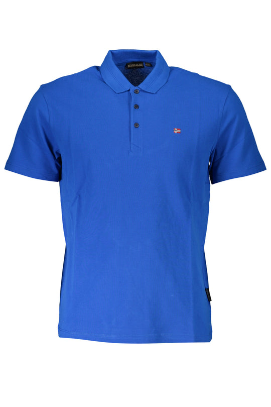 Napapijri Men's Short Sleeved Polo Shirt Blue