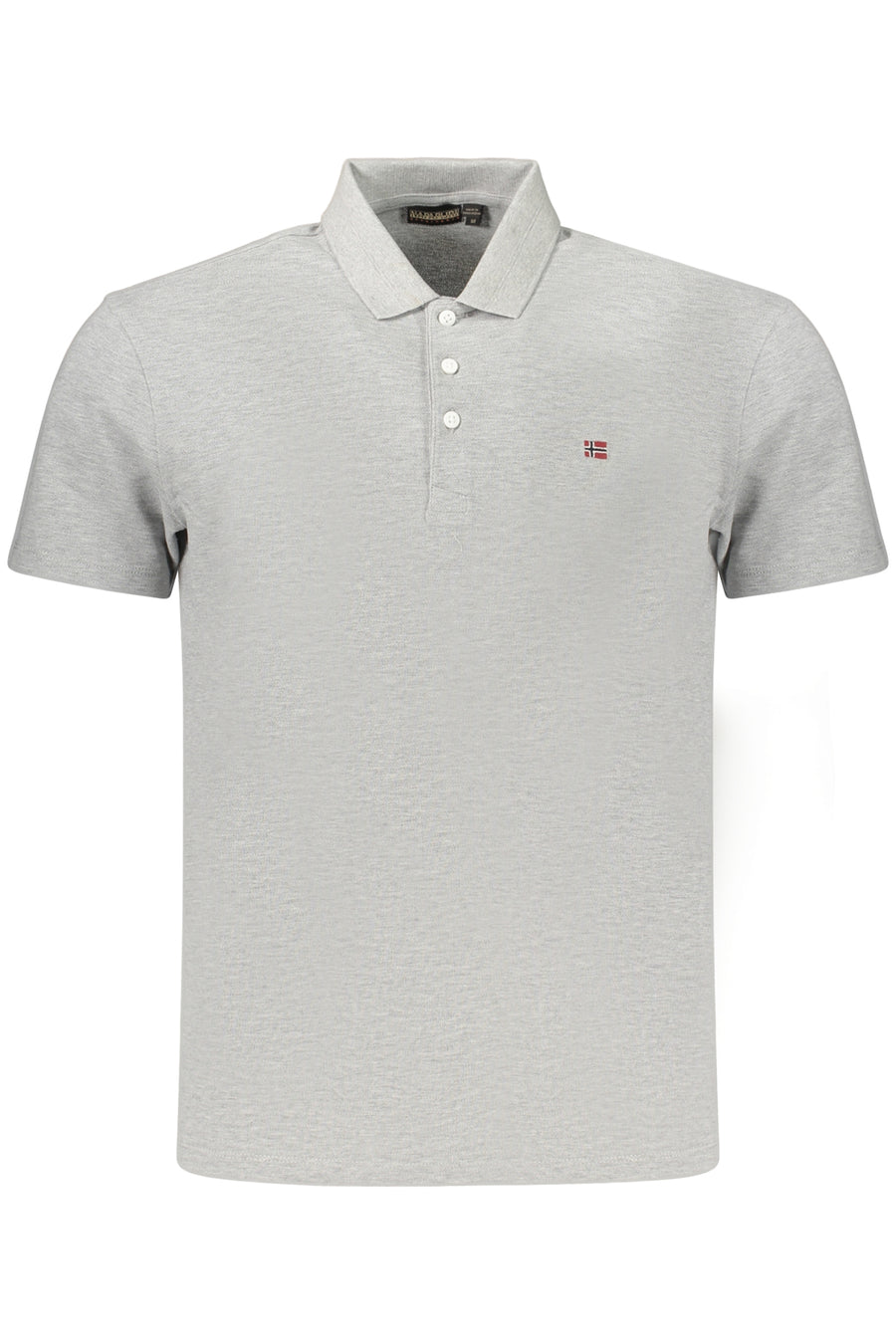 Napapijri Men's Short-Sleeve Polo Shirt, Grey