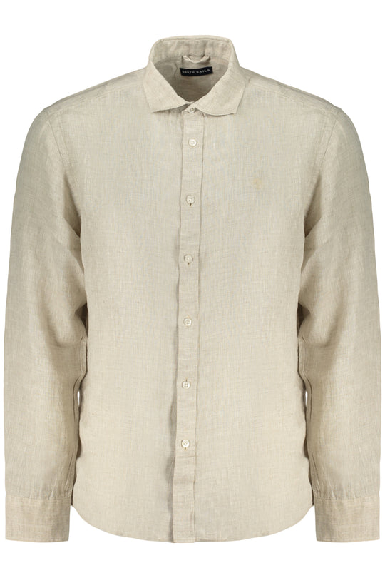 North Sails Men's Short-Sleeved Shirt, Beige