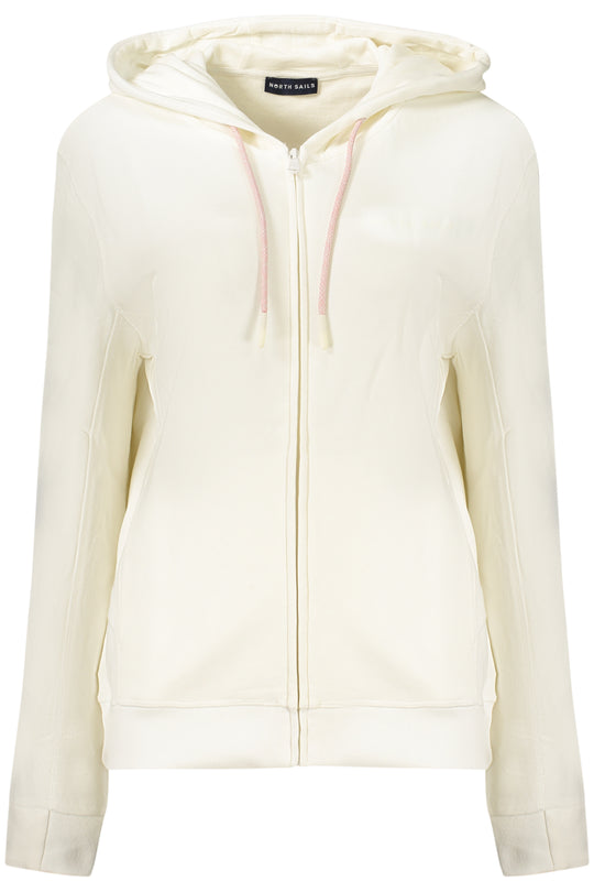 North Sails Women's Zip-Up Sweatshirt White