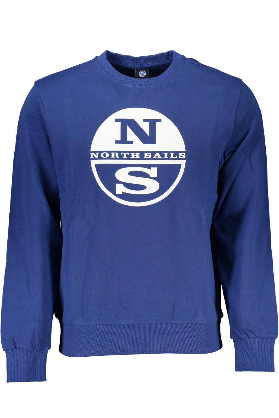 North Sails Men's Blue Zipless Sweatshirt