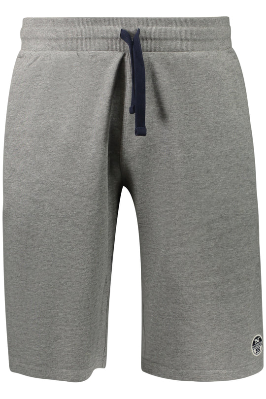 North Sails Men's Short Tracksuit Trousers, Grey