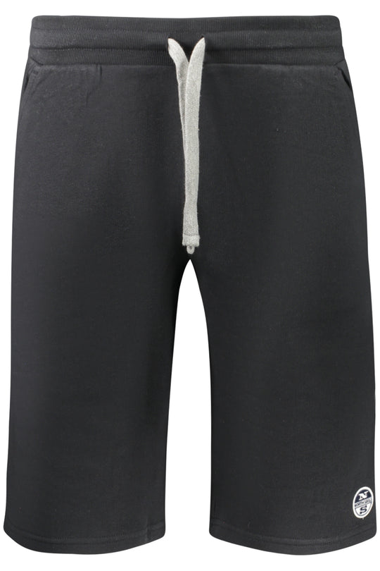 North Sails Men's Black Short Tracksuit Pants