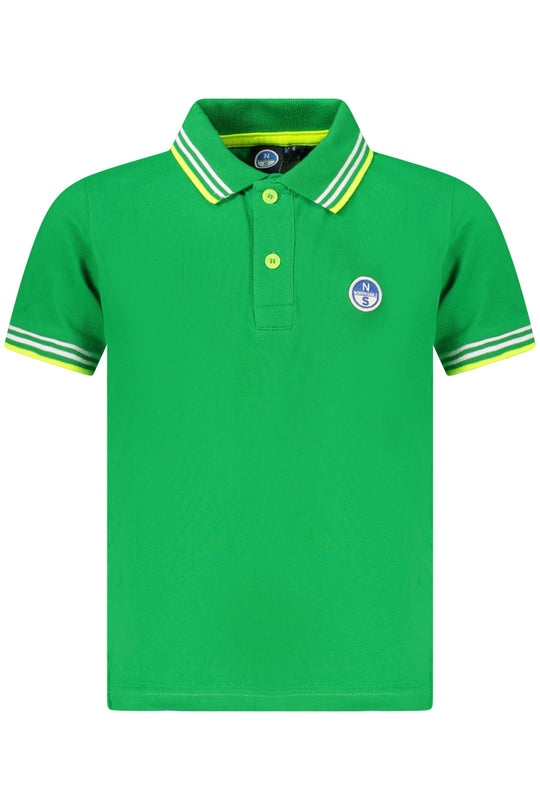 North Sails Children's Short Sleeve Polo Green