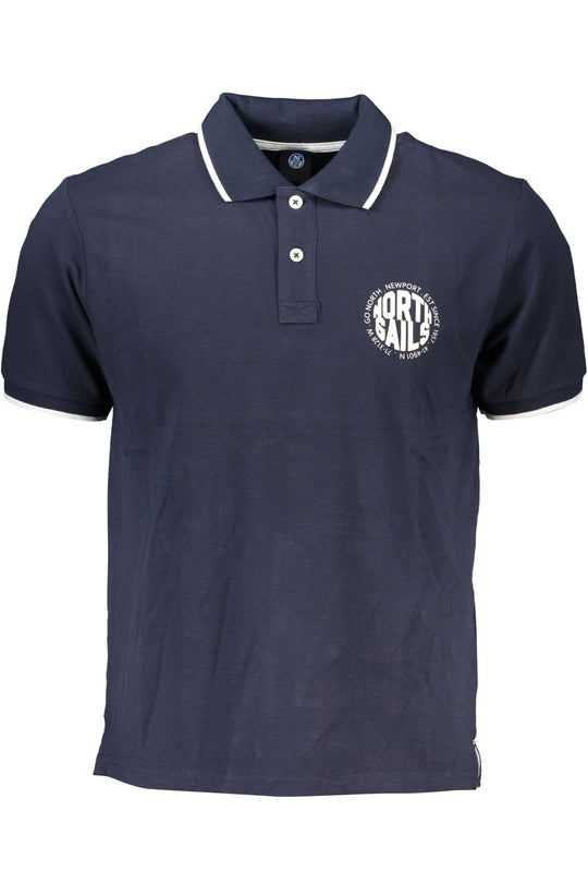 North Sails Men's Short Sleeved Polo Shirt Blue