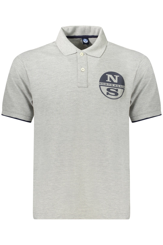 North Sails Men's Short Sleeve Polo Grey