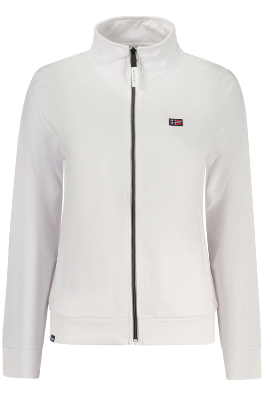Norway 1963 Women's White Zip-Up Sweatshirt