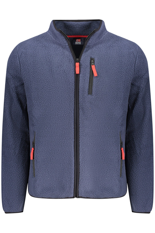 Norway 1963 Men's Blue Zip-Up Sweatshirt