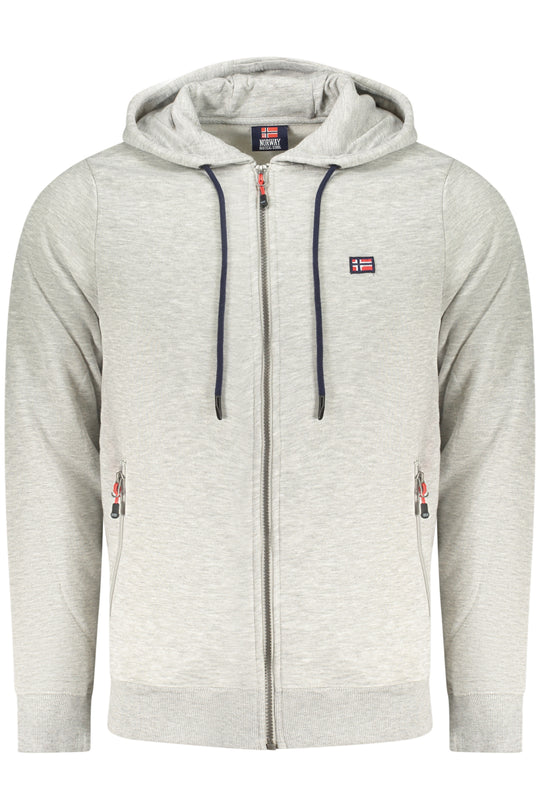 Norway 1963 Men's Gray Zip-Up Sweatshirt