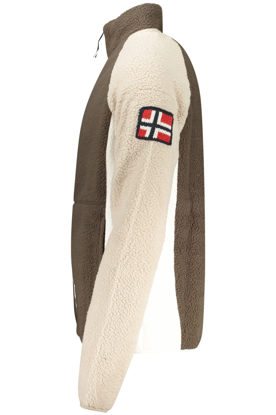 Norway 1963 Men's Brown Zip-Up Sweatshirt